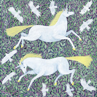 Unicorns in the Vines Print